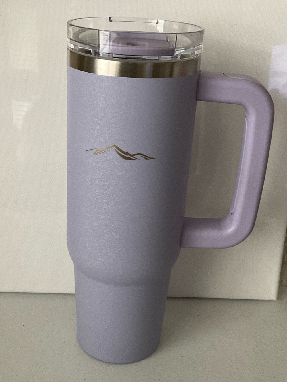 Adventuridge Insulated Lavender Travel Mug with Handle (NWOT)